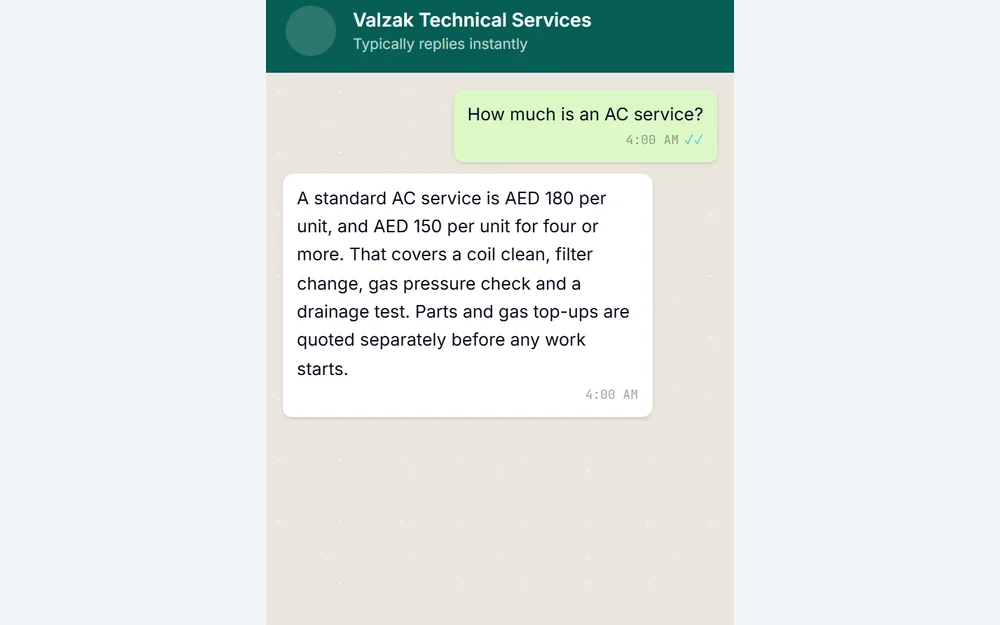 WhatsApp AI Assistant